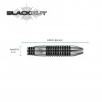 WINMAU BLACK OUT %90 TUNGSTEN 24 GRAM 