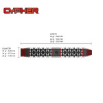 Winmau Cypher %90 Tungsten Çelik Uçlu Dart Oku