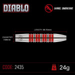 WINMAU DIABLO %90 TUNGSTEN 24 GRAM