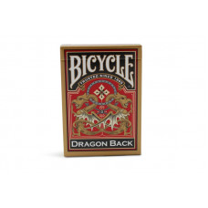 BICYCLE DRAGON BACK GOLD KIRMIZI DESTE