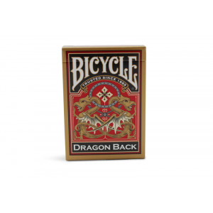 BICYCLE DRAGON BACK GOLD KIRMIZI DESTE