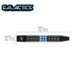 Winmau Galactics %90 Tungsten Çelik Uçlu Dart Oku