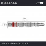 RED DRAGON JONNY CLAYTON ORIGINAL 2.0 %90 TUNGSTEN 24 GRAM