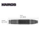 Winmau Kairos %90 Tungsten Çelik Uçlu Dart Oku