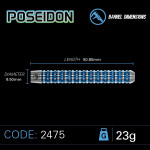 WINMAU POSEIDON %90 TUNGSTEN 23 GRAM 