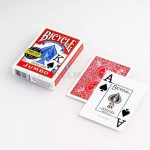 Bicycle Rider Back International Jumbo Index Playing Cards -KIRMIZI