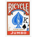 Bicycle Rider Back International Jumbo Index Playing Cards -KIRMIZI