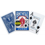 Bicycle Rider Back International Jumbo Index Playing Cards -MAVİ