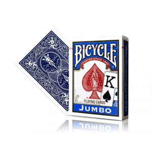 Bicycle Rider Back International Jumbo Index Playing Cards -MAVİ