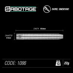 WINMAU SABOTAGE %90 TUNGSTEN 22 GRAM 