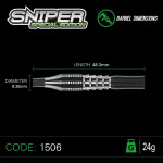 WINMAU SNIPER SPECIAL EDITION %90 TUNGSTEN 24 GRAM