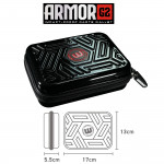 Winmau Armor G2 Dart Oku Kılıfı - Kırmızı, Siyah