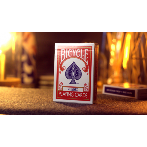 Bicycle 4 Köşe İndeksli Kırmızı (Hile Kartları ve Online Eğitim) Oyun Kartı Bicycle 4 Köşe İndeksli Kırmızı (Hile Kartları ve Online Eğitim) Oyun Kartı