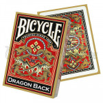 BICYCLE DRAGON BACK GOLD KIRMIZI DESTE