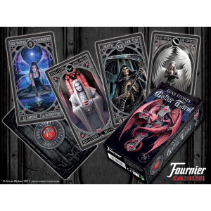 İspanyol Fournier Profesyonel Gothic Tarot Kartı—ANNE STOKES