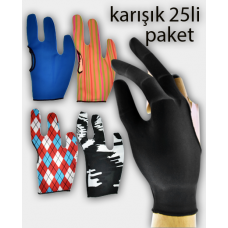 Salon Eldiveni 25li Paket Karışık Renkli