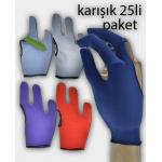 Salon Eldiveni 25li Paket Karışık Renkli