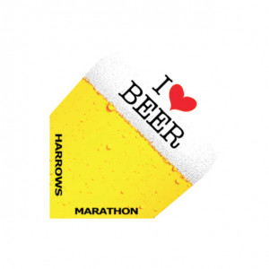 Harrows Marathon I Love Beer Dart Flight'ı