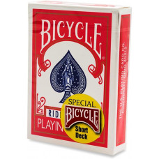 Bicycle Magic Short Deck Oyun Kartı-kırmızı deste