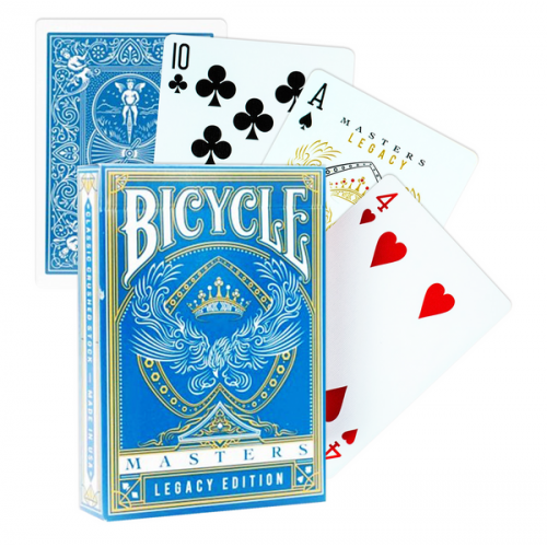 Bicycle Masters Legacy oyun kağıtları (Mavi)