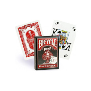 Bicycle Poker Peek Pro Play Card Kırmızı