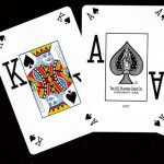 Bicycle Poker Peek Pro Play Card Mavi	