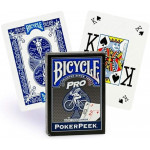 Bicycle Poker Peek Pro Play Card Mavi	