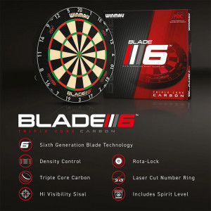 Winmau Blade 6 Triple-Core Carbon Board